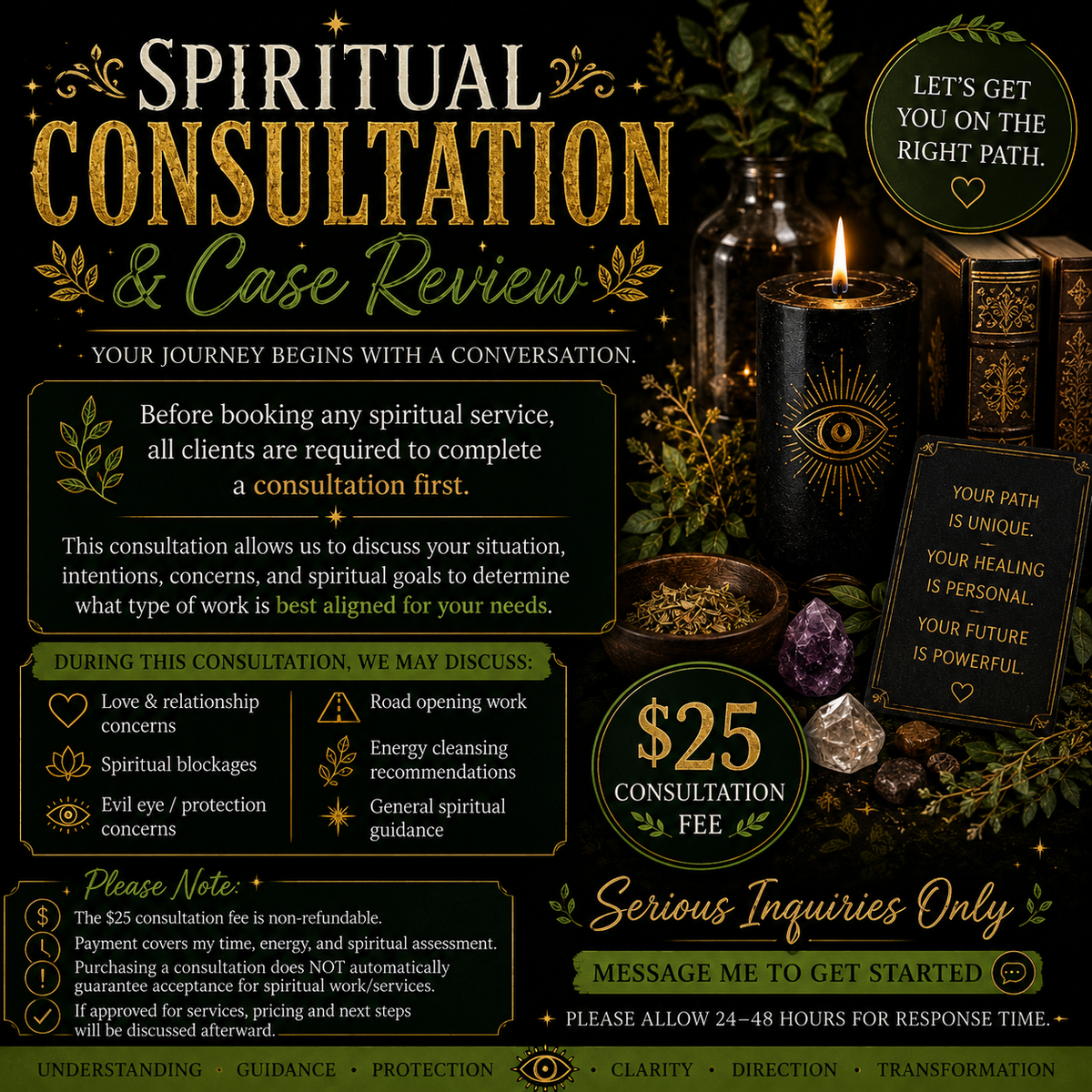 Spiritual Consultation & Case Review ✨