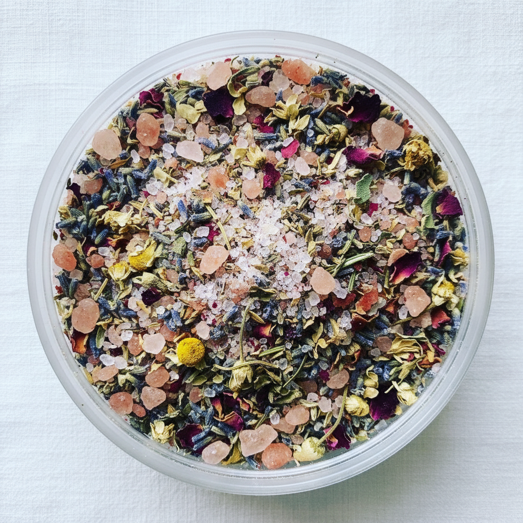 Self Love Bath Soak Overhead